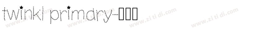 twinkl primary字体转换
